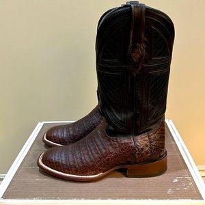 STETSON men’s exotic cowboy boot.  Size 10.5.